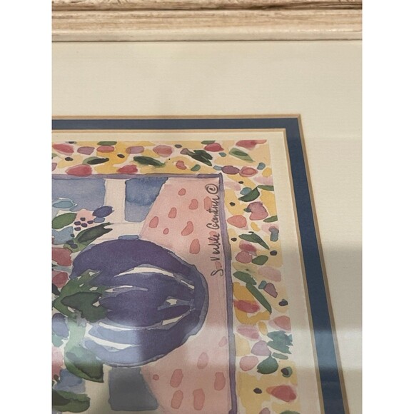 Vintage framed Susan Verble Gantner print - Picture 4 of 7